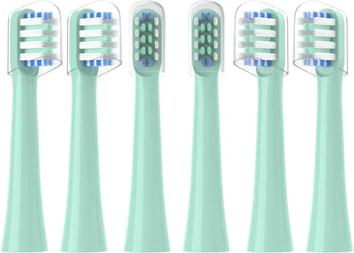 Vista 7 de Cabezales de repuesto para cepillos de dientes compatibles con Colgate Hum Connected Smart Battery Cabezal de recarga de cepillo de dientes, azul