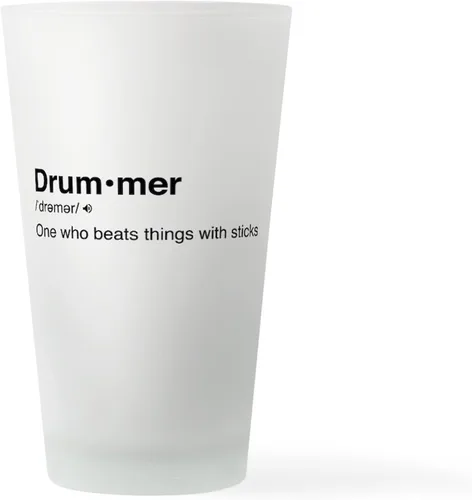 Vista 10 de CafePress Drummer - Vaso de cerveza para beber, 16 onzas Clear - Cerveza de batería