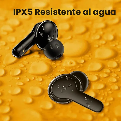 Vista 10 de QCY Auriculares inalámbricos T13 con Bluetooth 5.1, control táctil con estuche de carga, impermeables, estéreo, intrauditivos, micrófono integrado