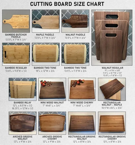 Vista 3 de Tabla de cortar personalizada con grabado Mr Ms - Madera personalizada grabada