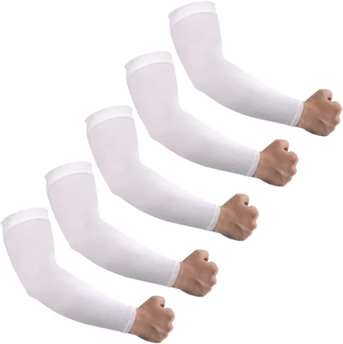 Vista 10 de HEGCOIIE Mangas de protección solar UV para hombres y mujeres, cubierta de tatuajes, manga de enfriamiento UPF 50 para golf, ciclismo