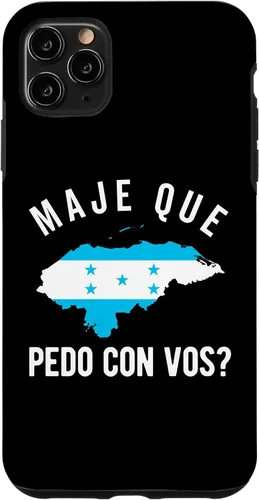 Vista 12 de Funda para iPhone 16 Bandera de Honduras Catracho Camiseta hondureña Maje Que Pedo?