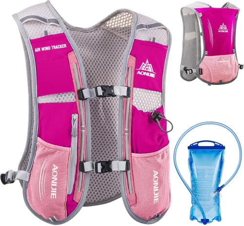 Vista 21 de Azarxis Hydration Running Vest Backpack Pack 5L 5.5L for Women and Men Jogging Trail Race Marathon Cycling Hiking