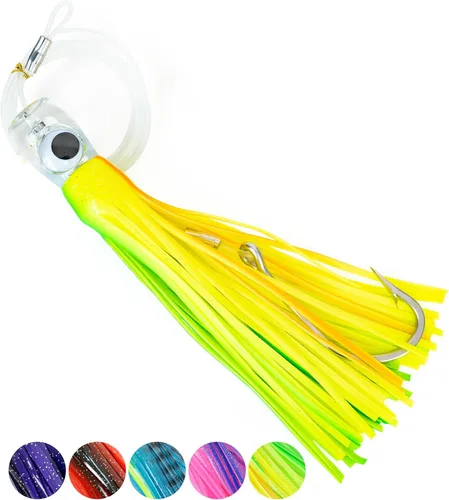 Vista 18 de BLUEWING Señuelo de Curricán para Pesca Mayor de 6 pulgadas/9 pulgadas/11 pulgadas/12 pulgadas/14 pulgadas/15 pulgadas/20 pulgadas, Aparejos de Agua