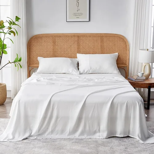 Vista 31 de Sijo AiryWeight Set de sábanas de Tencel, 100% Lyocell derivado del eucalipto, extremadamente suave, ganador de las mejores sábanas de enfriamiento