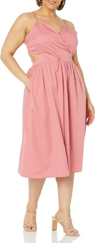 Vista 4 de The Drop Women's Makenna Strappy Cross-Front Smocked-Back Midi Dress