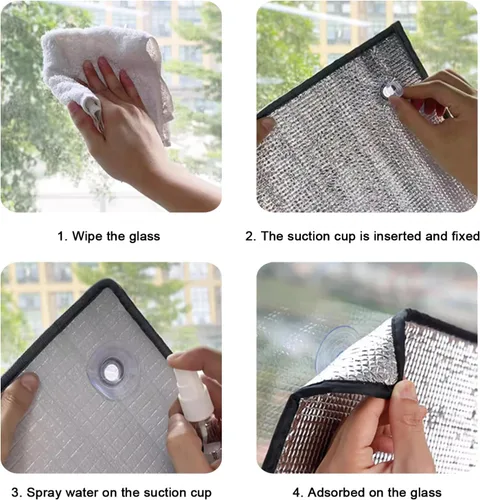 Vista 9 de Película opaca de privacidad para ventana de control de calor, tinte reflectante para ventana, película de protección solar para el hogar, película