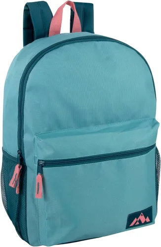 Vista 3 de Trail maker Paquete de 24 mochilas al por mayor para niños, escuela, adultos, deportes, mochilas de bloque de color de 18 pulgadas a granel, Paquete