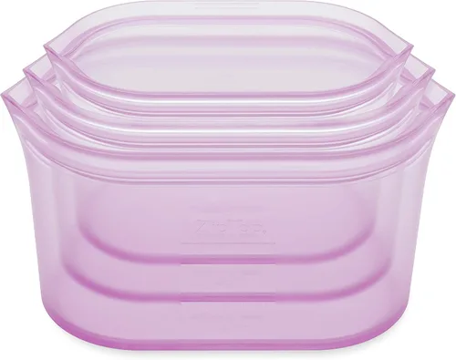Vista 30 de Zip Top - Contenedores reutilizables de silicón 100 % platino