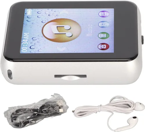 Vista 9 de Reproductor MP3 8G con Bluetooth, reproductor MP3 de 1.8 pulgadas con podómetro y altavoz, reproductor de música digital de alta fidelidad portátil