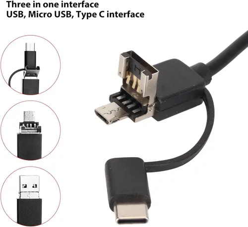 Vista 6 de Microscopio digital, microscopio USB de 50 a 1000x con soporte - 640 x 480 de mano USB HD microscopio cámara compatible con teléfono móvil Pad PC