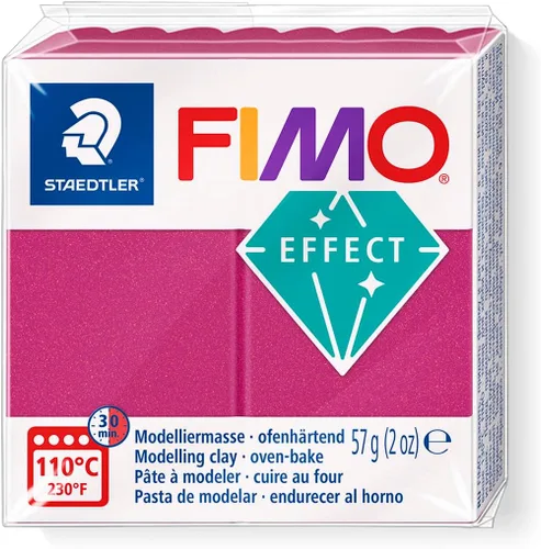 Vista 4 de FIMO - Arcilla para modelar horno de polímero suave, bloques de 2.01 oz, 6 unidades, colores metálicos