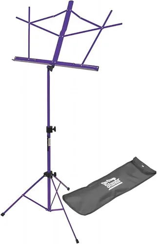 Vista 4 de Atril plegable SM7122BB con bolsa de transporte, de OnStage, Negro, L