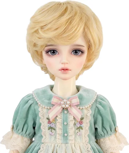 Vista 24 de Peluca larga recta de 8-9 pulgadas 1/3 BJD MSD DOD Pullip Dollfie peluca centro de separación DIY fabricación accesorios para el cabello
