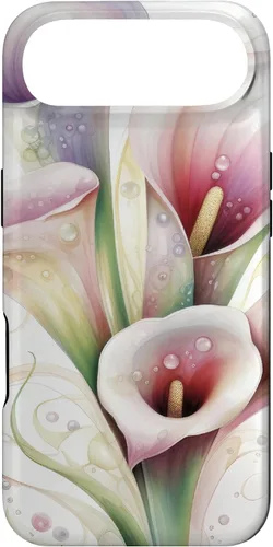 Vista 26 de iPhone 12 Pro Max Calla Lilies Flower Floral Watercolor Case