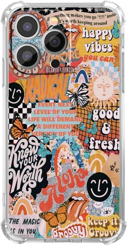 Vista 80 de Funda de Collage Estético para iPhone 7/8/SE2/SE3, Patrón de Citas Positivas, Funda TPU Única y Moderna Compatible con iPhone 7/8/SE2/SE3