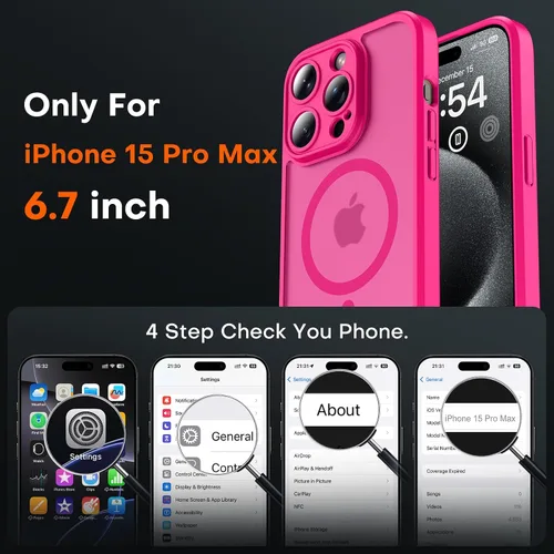 Vista 394 de TOCOL Funda para iPhone 11, compatible con Magsafe, protección completa de cámara, imanes integrados, protección contra caídas, funda translúcida