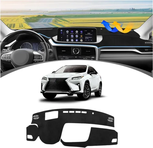 Vista 54 de FIILINES Cubierta para tablero Compatible con Mazda 3 2010-2013 Accesorios Tapete para tablero para Mazda 3 Accesorios Tapete para salpicadero