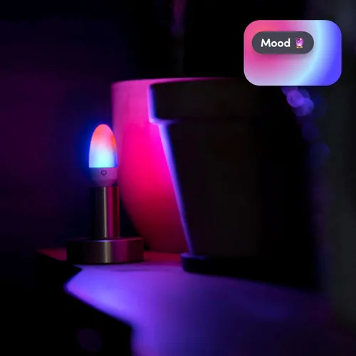 Vista 6 de LIFX Bombilla LED inteligente E12 color de vela Wi-Fi, policromo, regulable multizona, sin necesidad de concentrador, aplicación y control de voz