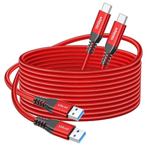Vista 11 de Cable USB C de 10 Gbps para Android Auto 6 Pulgadas/0.5 Pies, Cable USB C 3.1 Gen2 de 3.1A de Transferencia de Datos, Carga Rápida Tipo C CarPlay