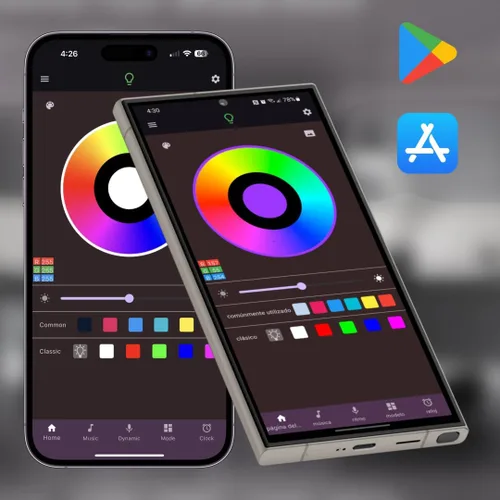 Vista 3 de ArtisLigth - Tira de luces LED de 50 pies, tira de luz RGB que cambia de color con aplicación y control remoto, sincronización de música, luces LED