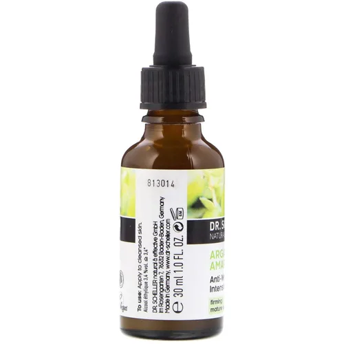 Vista 3 de Aceite de argán y amaranto suero intensivo antiarrugas para la piel reafirmante y exigente Dr. Scheller Skin Care líquido de 1 oz