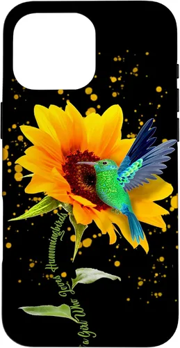 Vista 19 de Just a Girl who Love Hummingbirds Sunflower Bird Cute Flower Case for iPhone 17