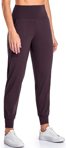 Vista 102 de Oalka - Pantalones deportivos para mujer, con cintura alta y bolsillos, para hacer deporte, yoga y entrenar