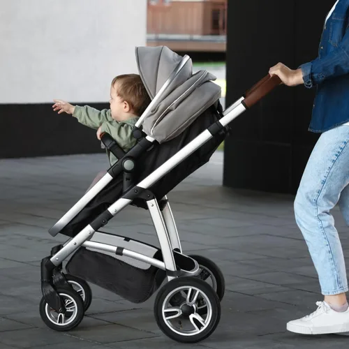 Vista 7 de TOYANDONA - Cesta organizadora para cochecito de bebé, bolsa inferior ligera y portátil, de gran capacidad, para artículos esenciales para bebés