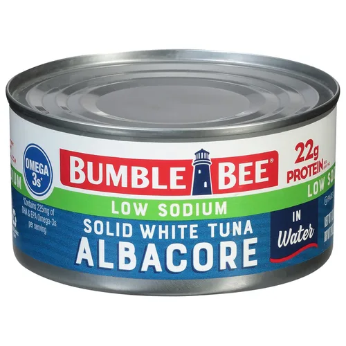 Vista 21 de Bumble Bee Atún blanco sólido en agua, paquete de 3, 9 onzas