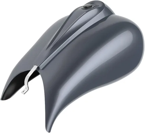 Vista 14 de Cubiertas de tanque estiradas con consola de tablero y tapa de tanque de combustible, cubiertas de combustible de galón para Harley Touring Whisky