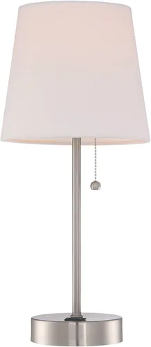 Vista 7 de 360 Lighting Justin - Juego de 2 lámparas de mesa modernas de 3 vías de 18 pulgadas de alto con puerto de carga USB y reguladores de mesa, metal