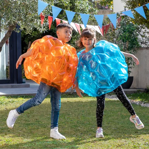 Vista 9 de Pelota Burbuja Hinchable Gigante Parachoques Bumpoy InnovaGoods 2