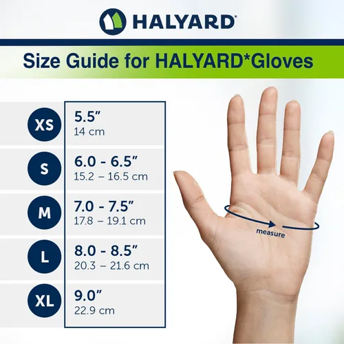 Vista 3 de HALYARD PINK UNDERGUARD Nitrile Exam Gloves, Powder-Free, 4.7 mil, Extended 12" Cuff, Pink