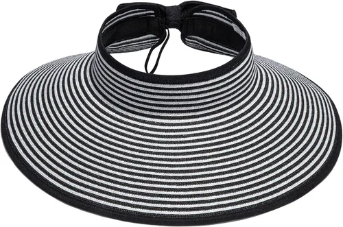 Vista 21 de Simplicity - Sombrero con protección solar UV UPF 50 para mujer, convertible en visera para playa