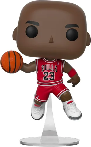 Vista 2 de Funko Pop! NBA: Bulls - Michael Jordan Official Sports Merch - Collectable Vinyl Figurine for Shelf Display - Birthday Gift Idea for Fans and