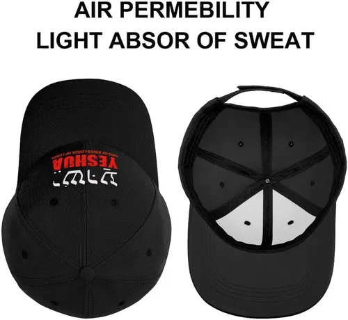 Vista 3 de Yeshua Jesus Christian Gorra Deportiva Denim Casquette Ajustable Papá Trucker Sombreros