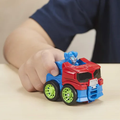 Vista 6 de Transformers Playskool Heroes Rescue Bots Academy Mini Bot Racers Converting Robot Toy Toy Pack 5, coches de juguete coleccionables de 2 pulgadas