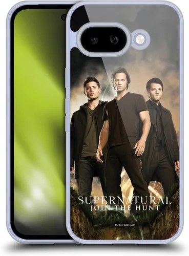 Vista 31 de Head Case Designs Supernatural Sam, Dean & Castiel Key Art - Funda de gel con licencia oficial [protección de grado militar] compatible con Google