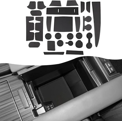 Vista 49 de SXCY Alfombrillas con ranura para puerta Toyota RAV4 2025 para Toyota RAV4 2019-2024 2025, accesorios para portavasos y portavasos 2024 2025 RAV4