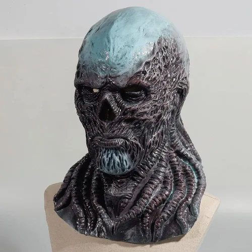 Vista 5 de Vecna Mask Hell Demon espeluznante Monster - Máscara de látex de cabeza completa para Halloween
