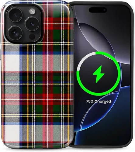 Vista 29 de Funda Compatible con iPhone 13/14 [Compatible con MagSafe] Protección de Doble Capa de Cáscara Dura Híbrida, Funda Magnética Protectora a Prueba