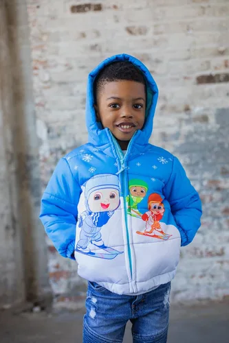 Vista 6 de CoComelon JJ Cody Nico - Abrigo de invierno de moda con cremallera para bebé