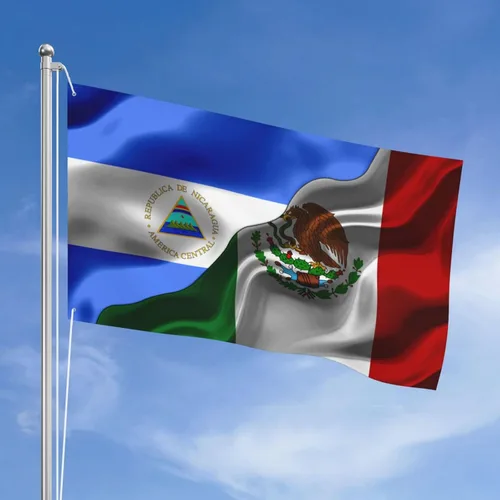 Vista 12 de Banderas de Honduras y República Dominicana para exteriores de 3 x 5 pies, tres capas de tela para coser a doble cara, impresión de 3 x 5 pies