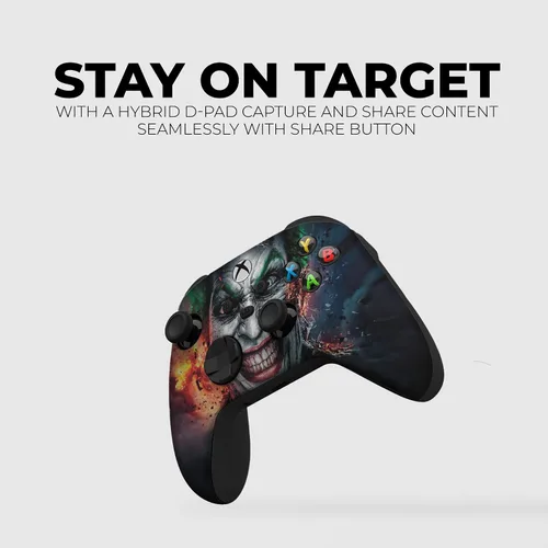 Vista 5 de Original Xbox Wireless Controller Special Edition Customized by DreamController Compatible with Xbox One SX, Xbox Series XS & Windows 10 Made with