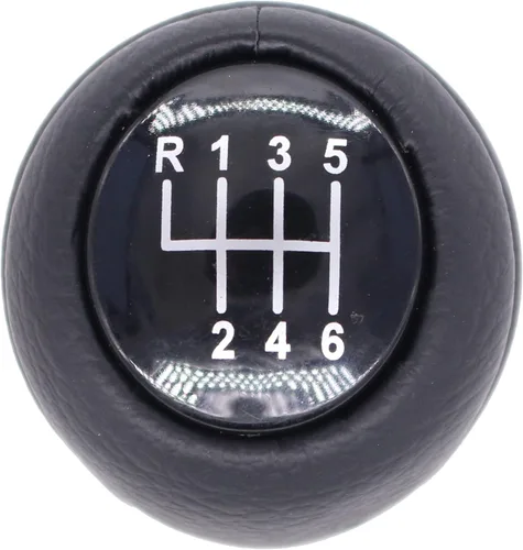 Vista 3 de MOTOKU Pomo de cambio de transmisión manual de 6 velocidades negro para Mazda 3 5 6 2009-2015 CC30-46-030C