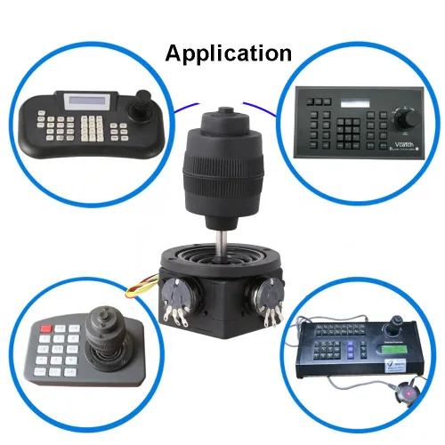 Vista 7 de Joystick Potenciómetro JH-D400X-R1 5K 220 ° ohm 4 ejes 4D Joystick Termistor PTZ sellado