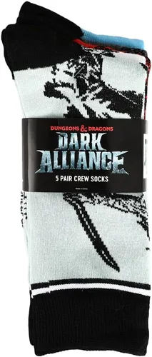 Vista 2 de Bioworld Dungeons and Dragons Casual Crew Socks for Men