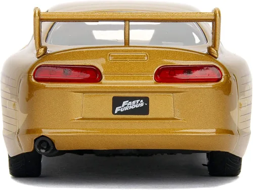 Vista 4 de Jada Toys Fast & Furious 1:32 Slap Jack's 1995 Toyota Supra auto fundido a presión, juguetes para niños y adultos (JA99542)