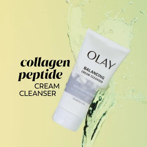 Vista 3 de Olay Regenerist Collagen Peptide 24, Limpiador Facial, Libre de Fragancia, 150 mL